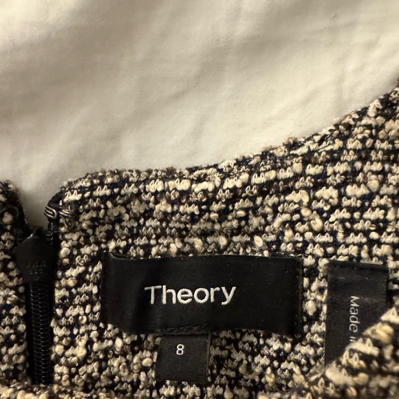 Theory - Grey / Taupe tweed dress - Picture 2 of 2